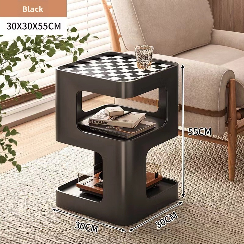 Elutoa diivani külglaud, rauast väike kohvilaud, külgkapp, moodne lihtne nurgakapp, loominguline internet, populaarne nurgalauavalgusti, luksuslik öökapp