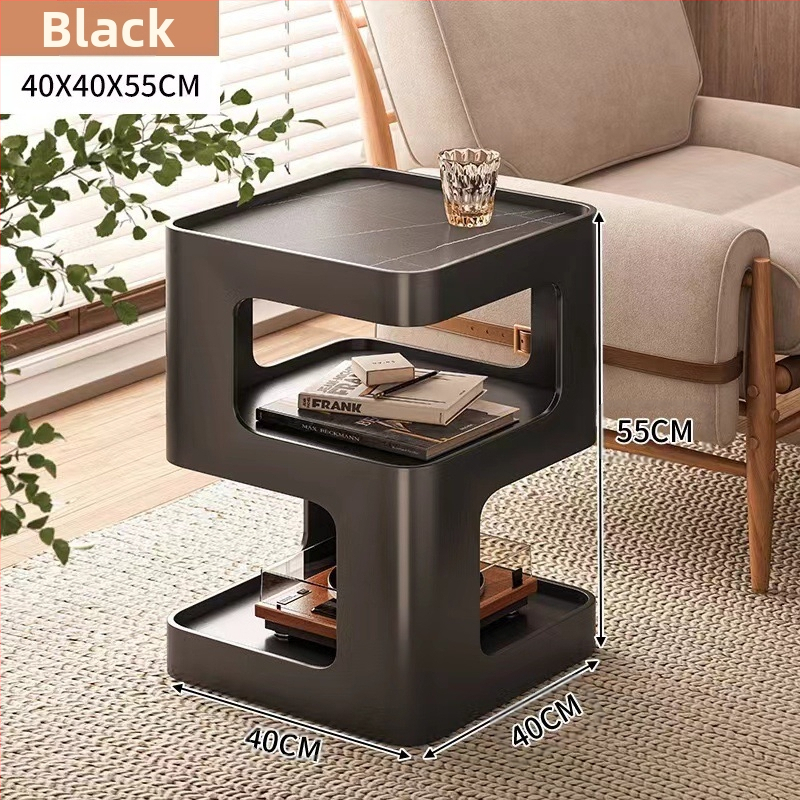 Elutoa diivani külglaud, rauast väike kohvilaud, külgkapp, moodne lihtne nurgakapp, loominguline internet, populaarne nurgalauavalgusti, luksuslik öökapp