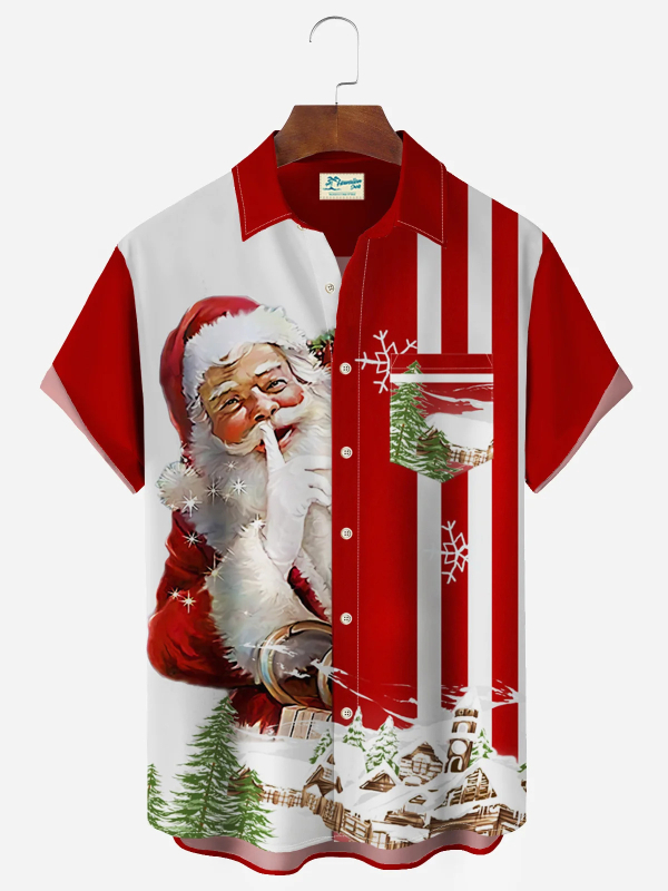 Piiriülene Euroopa ja Ameerika jõulutrükiga meeste kardigan lühikeste varrukatega