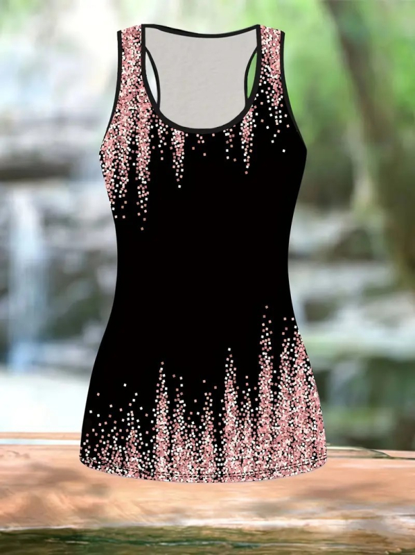 2025. aasta uus Amazoni piiriülene Euroopa ja Ameerika vabaaja mitmekülgne lihtsa värvi sobitamise mustriga naiste varrukateta vest