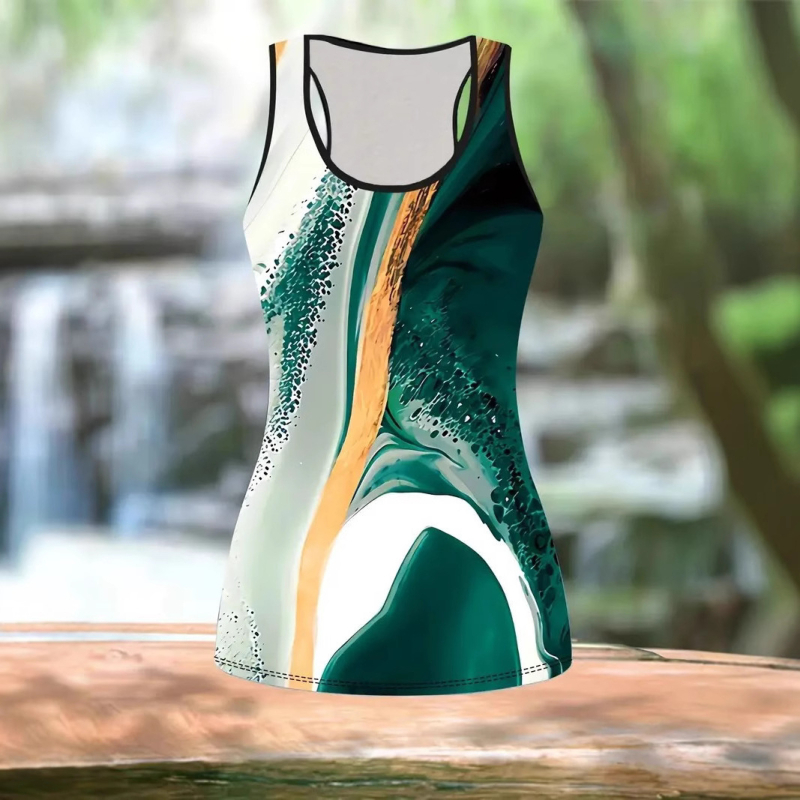 2025. aasta uus Amazoni piiriülene Euroopa ja Ameerika vabaaja mitmekülgne lihtsa värvi sobitamise mustriga naiste varrukateta vest