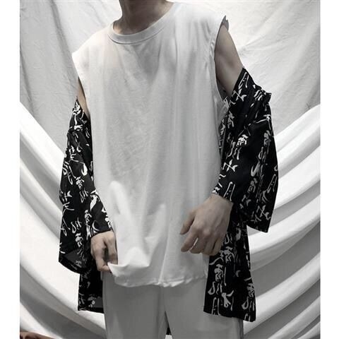 Jaapani stiilis meeste kevad- ja sügisene avara põhjaga kampsun, trendikas paaridele sobiv kampsunmantel