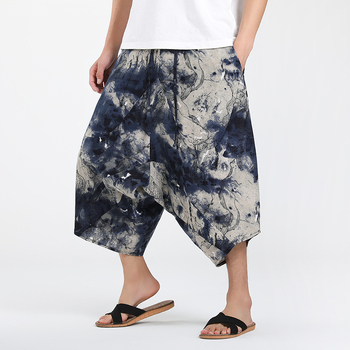 Meeste vabaaja spordipüksid, lillelised püksid, viiest kohast topid, suured suurused, meeste rannapüksid, suvised lahtised lühikesed püksid