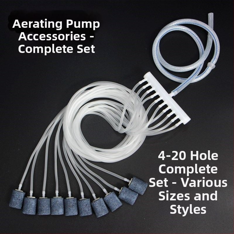 Accesorii pentru pompe de oxigen, aerator, piscicultură, tub de oxigen, oxigenator, piatră de aer, cap de nisip, pompă de oxigen, divertor de aer, disc de aer, piatră