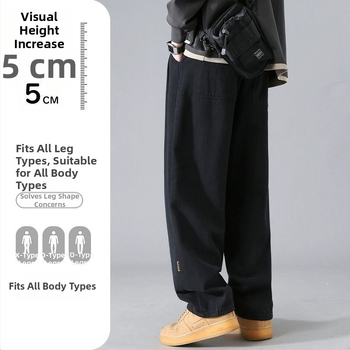 Ανδρικά παντελόνια cargo σε αμερικανικό στυλ 2025, νέα, χαλαρά ίσια παντελόνια, άνοιξη-φθινόπωρο-καλοκαίρι, φαρδιά μπατζάκια, ανοιξιάτικα ανδρικά casual παντελόνια