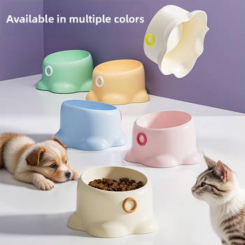 Νέο διασυνοριακό μπολ κατοικίδιων από ανοξείδωτο ατσάλι με αντιολισθητικό μπολ πόσιμου νερού για γάτες, μπολ ταΐσματος σκύλου και μπολ τροφής για γάτες