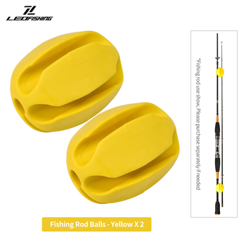 LEO/Leo 28303 [Гумена топка за въдица, комплект от 2] Топка за съхранение на въдици Luya, аксесоари за въдици, риболовни принадлежности