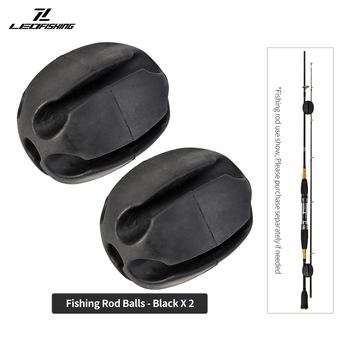 LEO/Leo 28303 [Гумена топка за въдица, комплект от 2] Топка за съхранение на въдици Luya, аксесоари за въдици, риболовни принадлежности