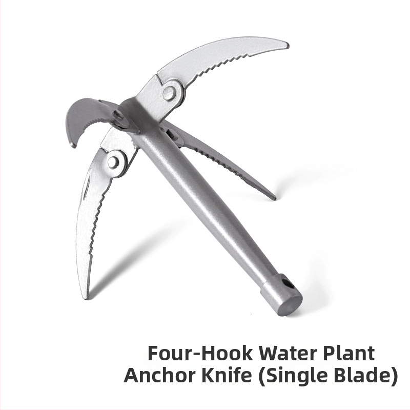 Veeankrunina, spetsiaalne muruniiduk kalapüügiks, umbrohutõrje ja rohu tõmbamise nuga, looduslike kalapüügiks mõeldud rohu püüdmise konks, rohu püüdmise ese