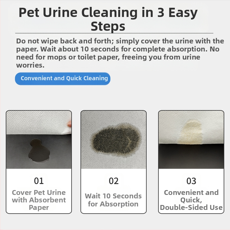 Тампони за урина за домашни любимци, Хартия за абсорбиране на урина, Пелени за кучета, Хартия за избърсване на урина, Абсорбираща хартия за котки и кучета, Хартия за абсорбиране на кучешка урина, Почистващи препарати за абсорбиране на кучешка урина