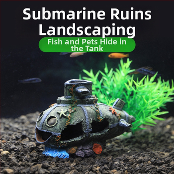 Piraadilaeva akvaariumi maastik, kalapaak, maastiku kaunistus, paadi vältimine, maja kaunistus, paat, õõnesvaiguga laev, laevahukk, GC