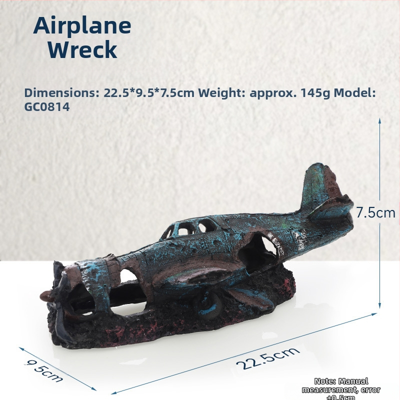 Piraadilaeva akvaariumi maastik, kalapaak, maastiku kaunistus, paadi vältimine, maja kaunistus, paat, õõnesvaiguga laev, laevahukk, GC
