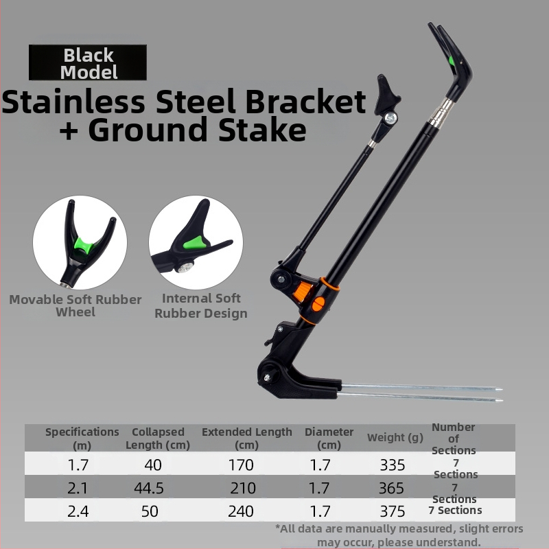 Pistoleto bokštelio laikiklis iš nerūdijančio plieno, meškerės stovas, rankinis meškerės laikiklis, žvejybos dėžė, žvejybos kėdė, meškerės stovas, priedai
