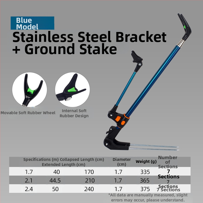 Pistoleto bokštelio laikiklis iš nerūdijančio plieno, meškerės stovas, rankinis meškerės laikiklis, žvejybos dėžė, žvejybos kėdė, meškerės stovas, priedai