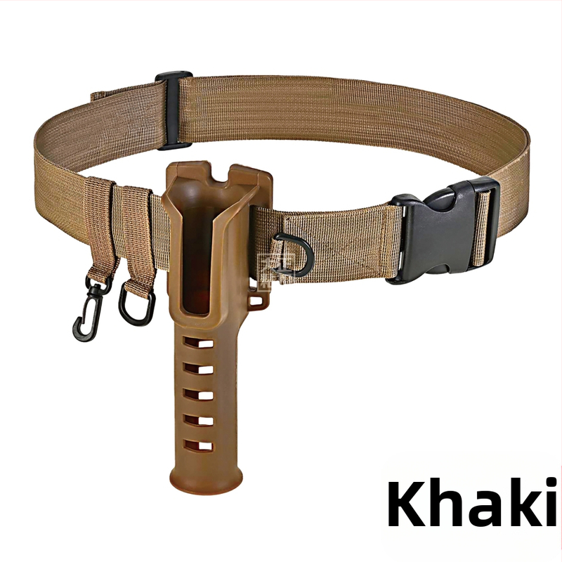 Meškerės diržo laikiklis, juosmens diržas, meškerės laikiklis, žvejybos įranga, nešiojamas „Luya“ juosmens laikiklis