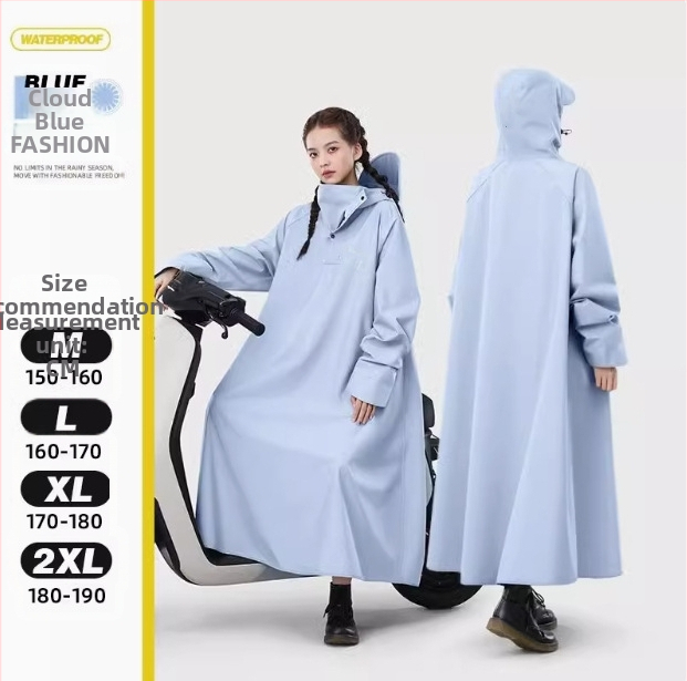 Elektrický autobatériový autopršiplášť dlhý ľudský autooddeľovač celotelový nepremokavý pončo pre mužov a ženy dospelých cyklistika