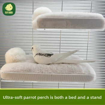 Papūgos lova, miego lizdas, kojų šildytuvo platforma, šiltas hamakas, medvilninis kilimėlis, žieminė sofa, čiužinys, juodas, Phoenix, bijūnas, paukščių narvelio reikmenys