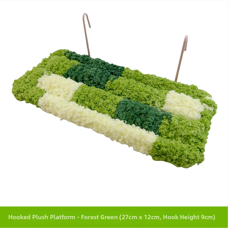 Papūgos lova, miego lizdas, kojų šildytuvo platforma, šiltas hamakas, medvilninis kilimėlis, žieminė sofa, čiužinys, juodas, Phoenix, bijūnas, paukščių narvelio reikmenys