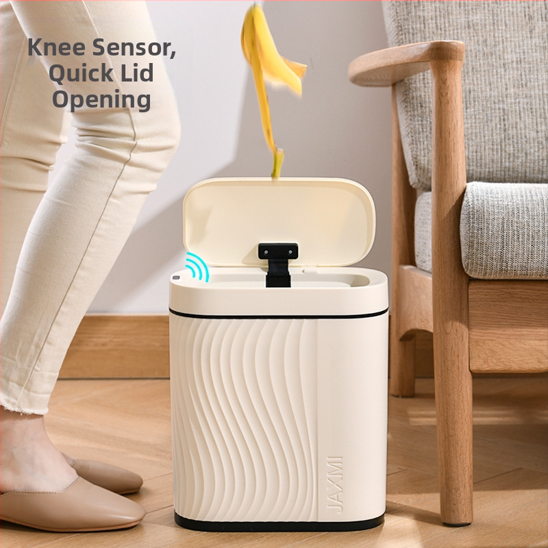 Японски интелигентен индукционен кош за боклук, тоалетна с тесен прорез, санитарна кофа, антибактериална интелигентна дезодорантна кошче за боклук на едро