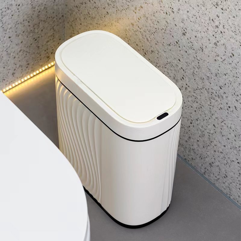 Japāņu stila viedā indukcijas atkritumu tvertne tualete ar šauru spraugu sanitārā spaiņa tualete antibakteriāla viedā dezodoranta atkritumu tvertne Vairumtirdzniecība