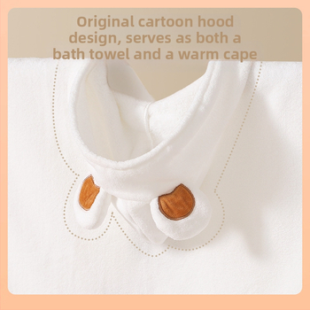 ✅ Детска кърпа за баня за момчета и момичета, абсорбираща, бързосъхнеща, ултра мека, без власинки, халат за носене, пончо с качулка за новородено