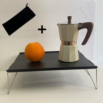 Kokkupandav väike alumiiniumlaud Kokkupandav laud Telkimiseks mõeldud välistingimustes söögilaud Mini piknikutelk Kaasaskantav alumiiniumsulamist taktikaline