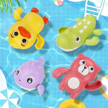 Bērnu vannas rotaļlietas TikTok peldēšanai ūdenī, bruņurupucis, dzīvnieks, zēns, meitene, vannas istabas rotaļlietas