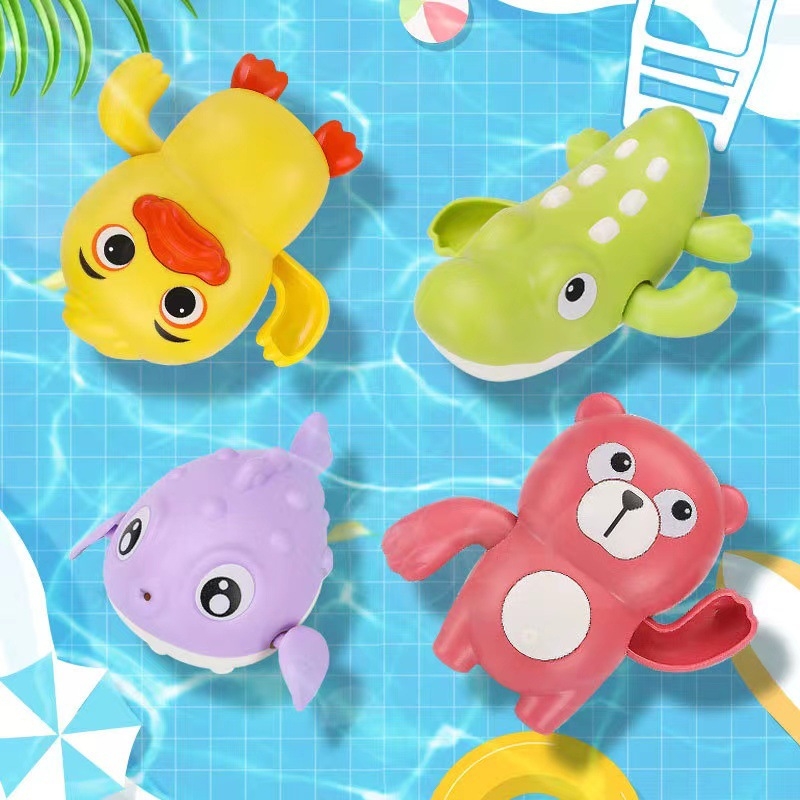 Bērnu vannas rotaļlietas TikTok peldēšanai ūdenī, bruņurupucis, dzīvnieks, zēns, meitene, vannas istabas rotaļlietas