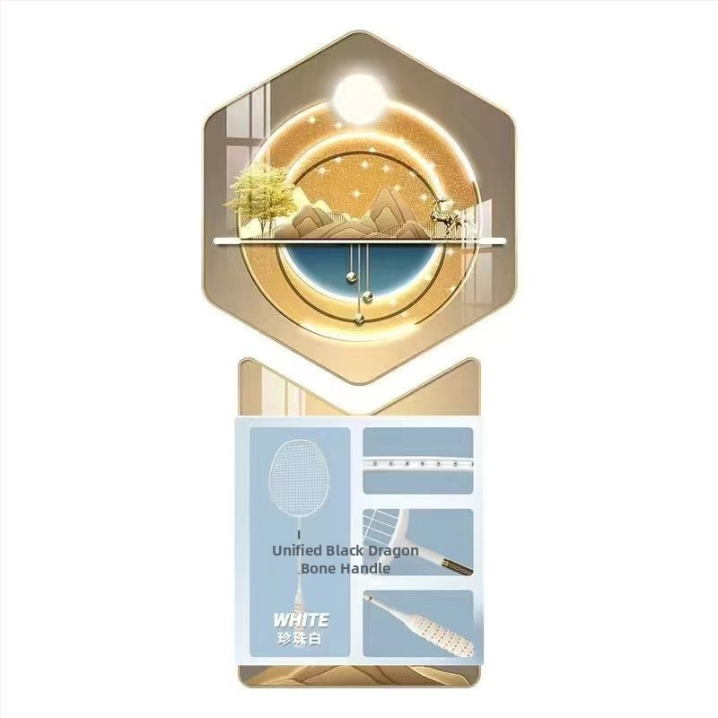 Badmintono raketė iš kompozitinės anglies pluošto, itin lengva, 4 colių, vienguba ir dviguba, patvari, dviguba treniruočių raketė, maža, juoda, suaugusiems, puolimo tipo