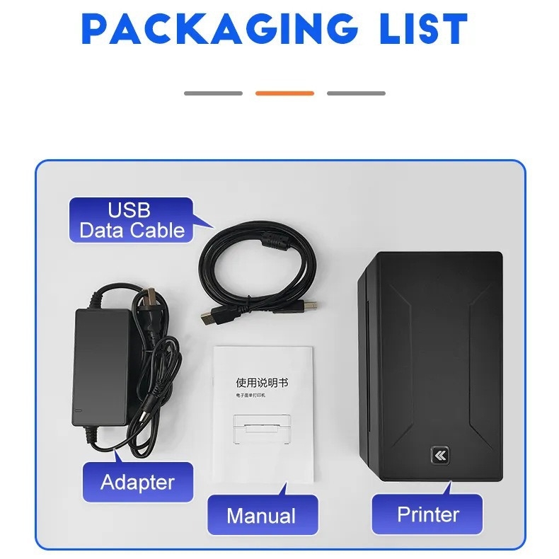 Bluetooth+PC kaheotstarbeline traadita termoprinter 4x6