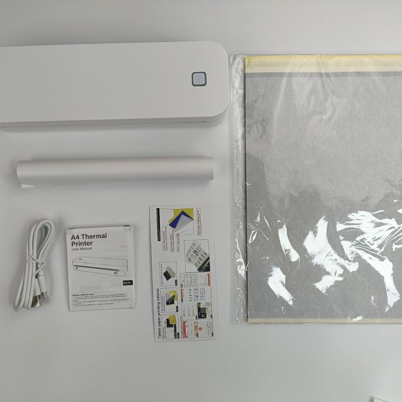 Bluetooth+PC kaheotstarbeline traadita termoprinter 4x6