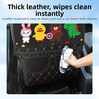 Wuling MINIEV spetsiaalne turvatooli seljatoe löögivastane padi tagumisele reale määrdumisvastane laste koomiksilaadne turvatooli kaitsepadi