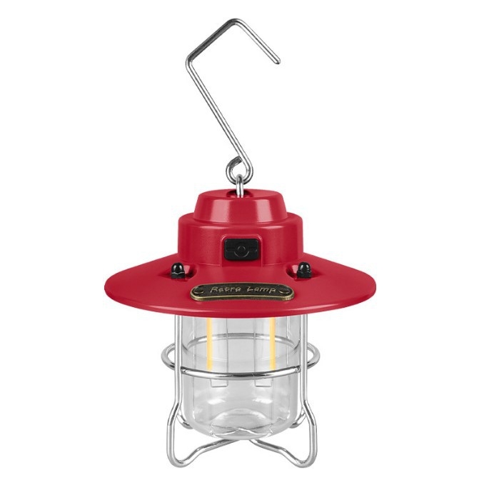 Трансгранична външна къмпинг светлина LED ретро фенер преносима светлина за палатка преносима USB акумулаторна къмпинг светлина директни продажби