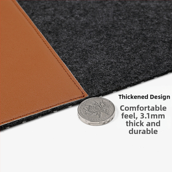 Mouse Pad από τσόχα, δερμάτινο, εξαιρετικά μεγάλο, ανθεκτικό στους λεκέδες, μαξιλάρι γραφείου για παιχνίδια ηλεκτρονικών σπορ, μαξιλάρι γραφείου για γραφή