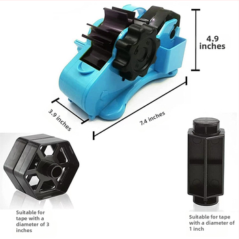 Daugiafunkcis juostos laikiklis, tarpvalstybinio mokymosi biuras, didelis gėlių juostos pjaustymo pakavimo volelis, darbalaukio pagrindas