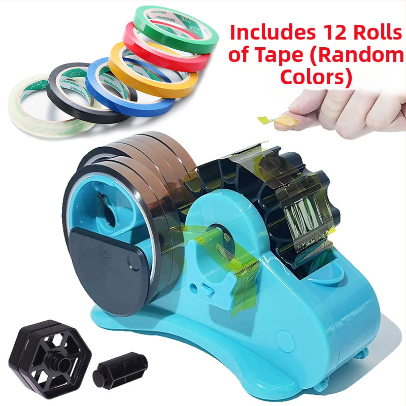 Daugiafunkcis juostos laikiklis, tarpvalstybinio mokymosi biuras, didelis gėlių juostos pjaustymo pakavimo volelis, darbalaukio pagrindas