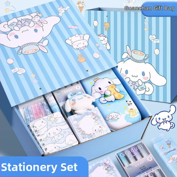 Σετ Χαρτικών Σκύλων με Μεγάλα Αυτιά, Κουτί Δώρου, Δώρο Γενεθλίων για Κορίτσια, Σχολικά Είδη Δημοτικού, Πακέτο Δώρου Spree, Kuromi