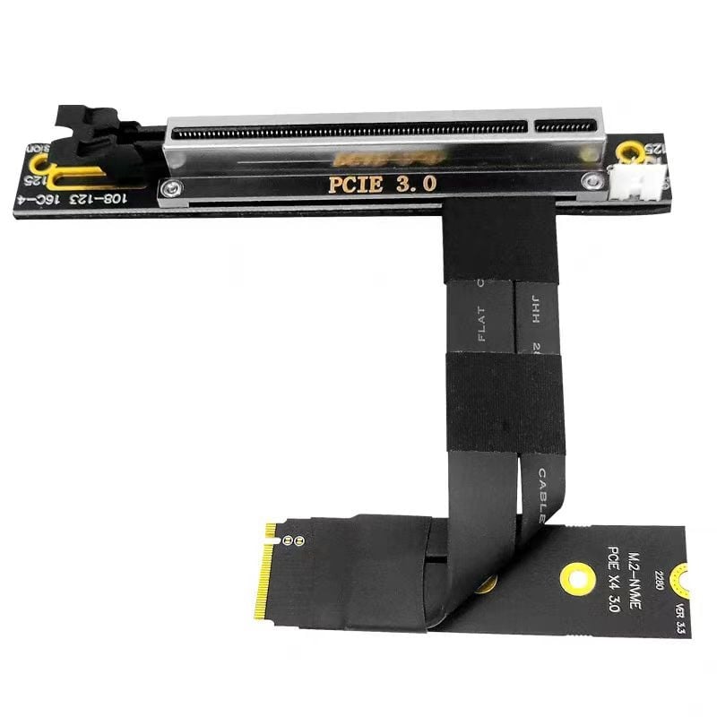 NVME į PCIE X16 adapterio kabelis, M.2 -mkey į 16x prailginimo adapterio kabelis, m2 sąsaja, išorinė vaizdo plokštė