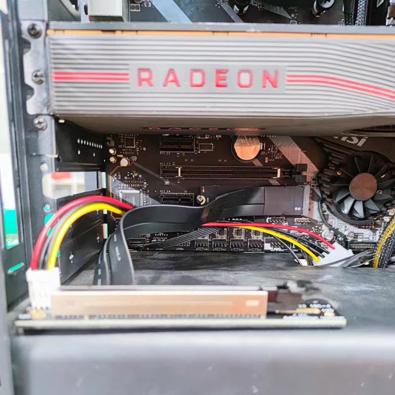 NVME į PCIE X16 adapterio kabelis, M.2 -mkey į 16x prailginimo adapterio kabelis, m2 sąsaja, išorinė vaizdo plokštė