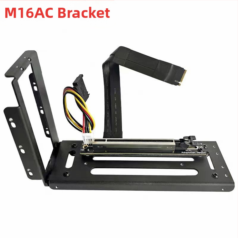 NVME į PCIE X16 adapterio kabelis, M.2 -mkey į 16x prailginimo adapterio kabelis, m2 sąsaja, išorinė vaizdo plokštė