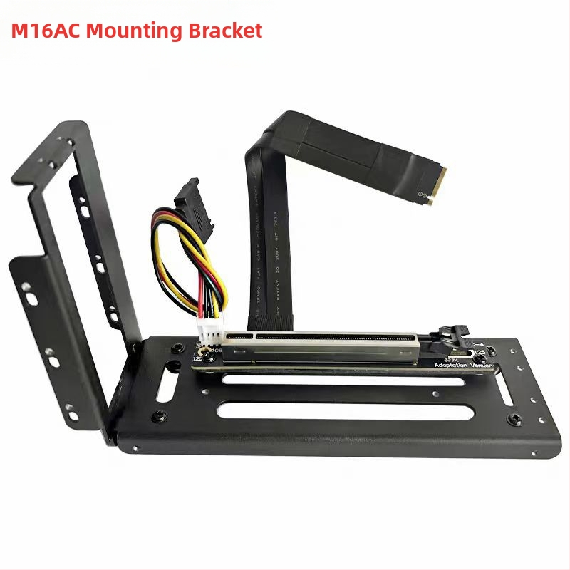 NVME į PCIE X16 adapterio kabelis, M.2 -mkey į 16x prailginimo adapterio kabelis, m2 sąsaja, išorinė vaizdo plokštė