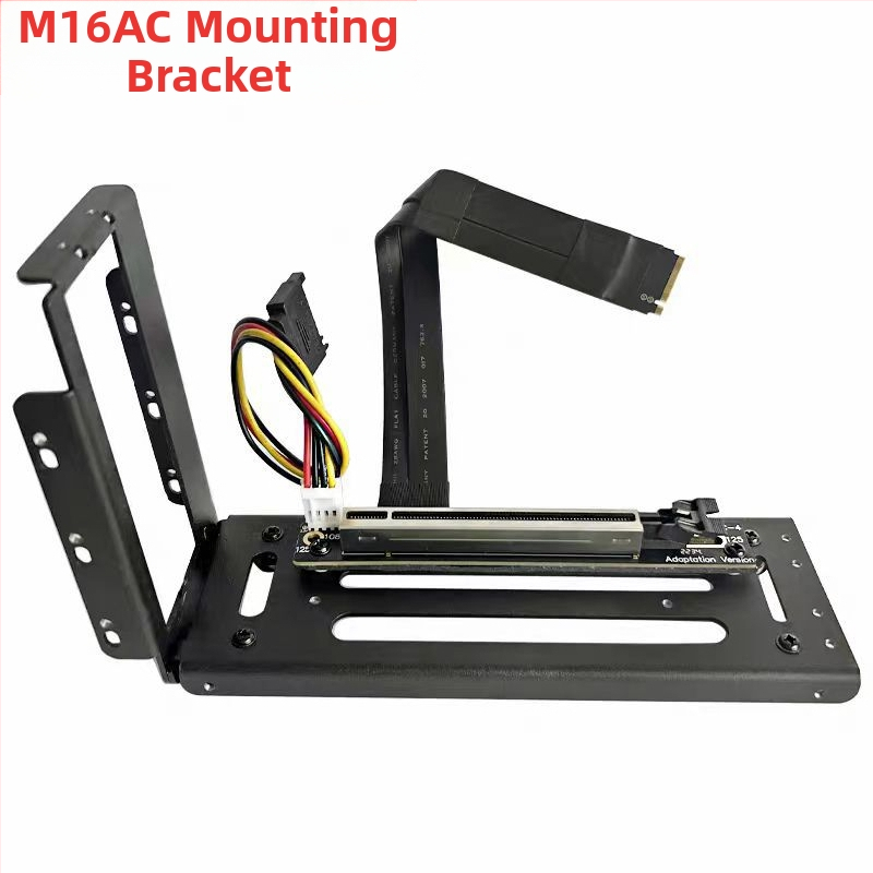 NVME į PCIE X16 adapterio kabelis, M.2 -mkey į 16x prailginimo adapterio kabelis, m2 sąsaja, išorinė vaizdo plokštė