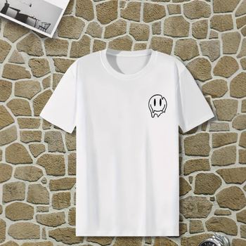 Ανδρικό Νέο Καλοκαιρινό Μονόχρωμο Μπλούζα με Δημοφιλή Μόδα, Κοντομάνικο, Στενή Εφαρμογή, Casual, Κοντομάνικο T-shirt