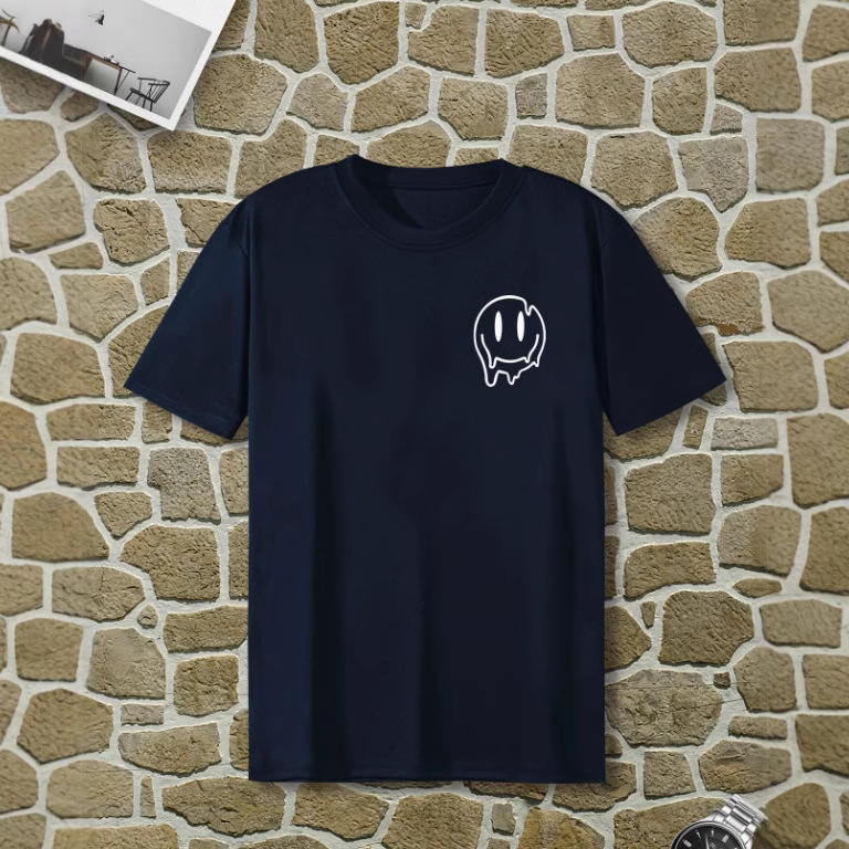 Meeste uus piiriülese väliskaubanduse suvine ühevärviline tipptasemel moodne lühikeste varrukatega õhuke lõige vabaaja lühikeste varrukatega T-särk