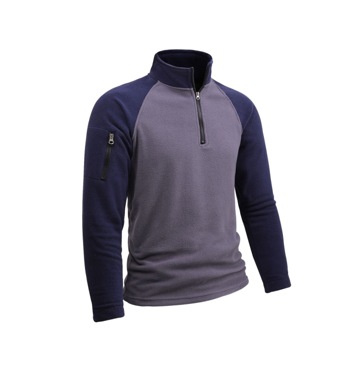 2024. aasta piiriülene taktikaline fliisjakk meestele, 280g polaarfliisist soe sügis- ja talvejope, värviblokeeritud lukuga dressipluus