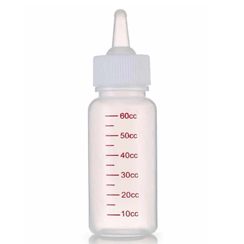 Uus lemmikloomapudeli koer biooniline lämbumisvastane vastsündinud kutsikate kutsikate silikoonist pudel piimajoogikaalud