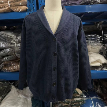 Трансгранична външна търговия Мъжки популярен плетен яке shopify ежедневен топъл ретро мъжки пуловер с ревери plus size