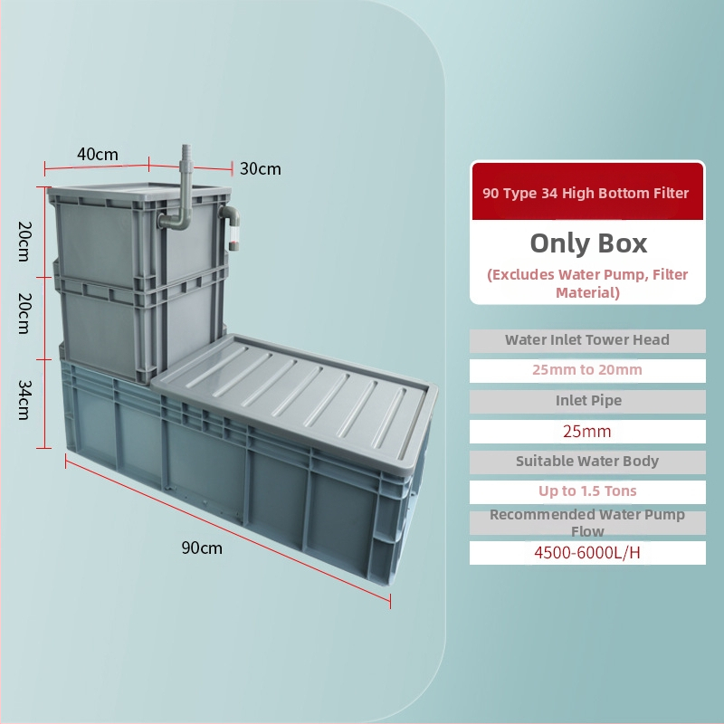 Apgrozījuma kastes apakšējais filtrs DIY zivju tvertnes apakšējais filtra kaste sausā un mitrā atdalīšana pilienu filtrs sifona apakšējais filtrs kombinētās zivis