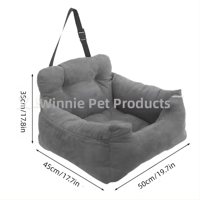 Piiriülene ja populaarne autoistme lemmikloomapadi, auto kaaspiloodi autopesa, õues kasutatav kassi- ja koerapesa/puur/matt otsetarnetega