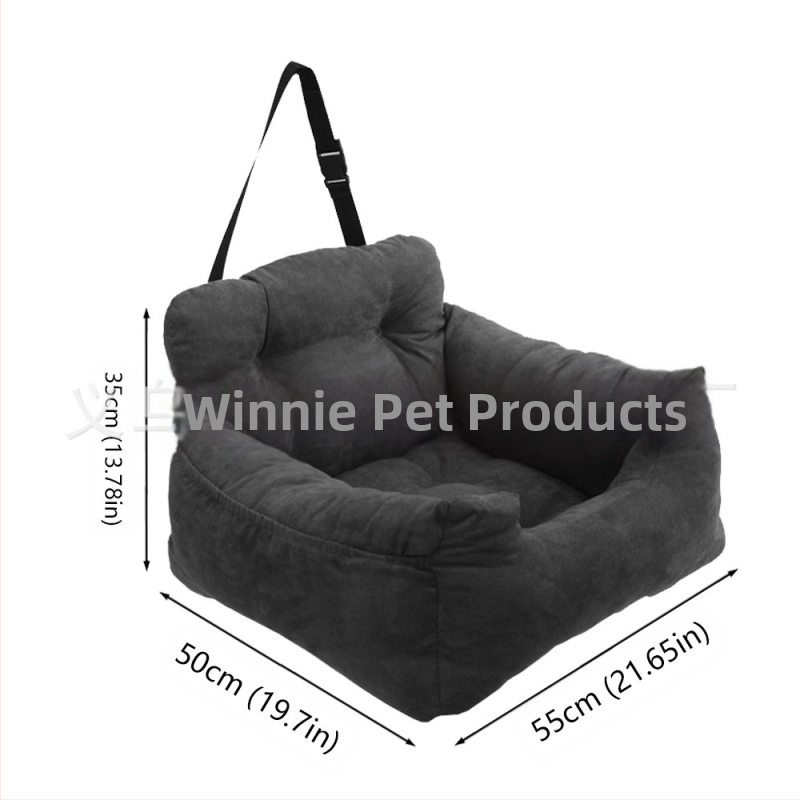 Piiriülene ja populaarne autoistme lemmikloomapadi, auto kaaspiloodi autopesa, õues kasutatav kassi- ja koerapesa/puur/matt otsetarnetega